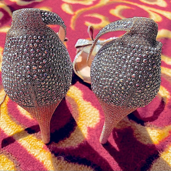 đź‘‘INC - Reesie Rhinestone Silver Evening Sandals - Picture 6 of 11